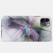 新しい生活、抽象芸術カラフルフラクタル芸術ファンタジー Case-Mate iPhoneケース (裏面(横))