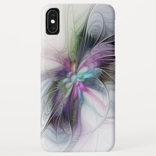 新しい生活、抽象芸術カラフルフラクタル芸術ファンタジー Case-Mate iPhoneケース (裏面)