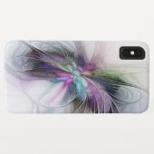 新しい生活、抽象芸術カラフルフラクタル芸術ファンタジー Case-Mate iPhoneケース (裏面(横))
