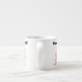 新しい甥のTシャツとギフトのおばさん エスプレッソカップ (裏面)