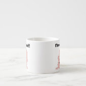 新しい甥のTシャツとギフトのおばさん エスプレッソカップ (正面)