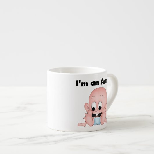 新しい甥のTシャツとギフトのおばさん エスプレッソカップ (正面右)