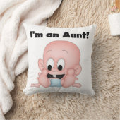 新しい甥のTシャツとギフトのおばさん クッション (ブランケット)