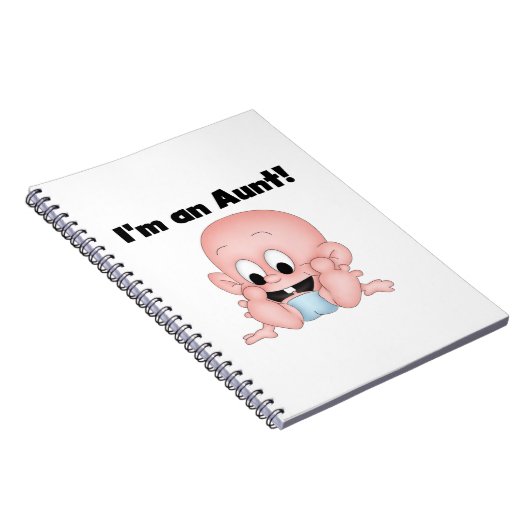 新しい甥のTシャツとギフトのおばさん ノートブック (右側)