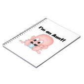 新しい甥のTシャツとギフトのおばさん ノートブック (左側)