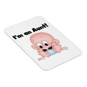 新しい甥のTシャツとギフトのおばさん マグネット (右側)