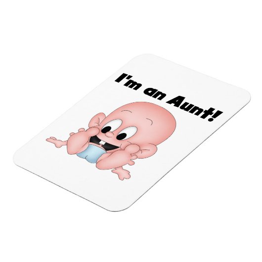 新しい甥のTシャツとギフトのおばさん マグネット (左側)