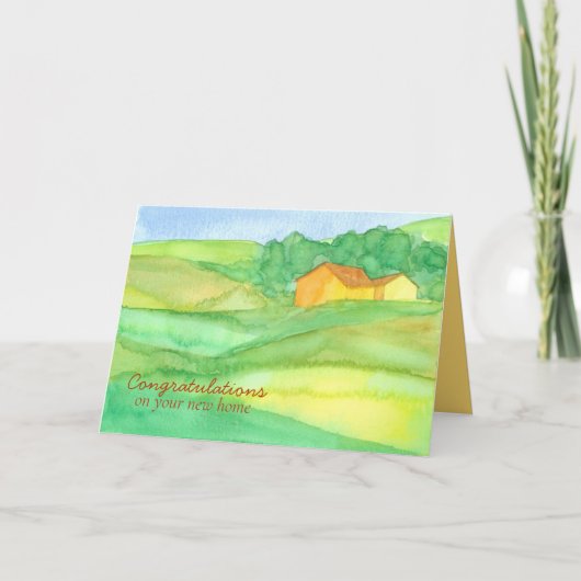 新しい田舎おめでとう カード (正面)