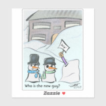 新しい男のカスタムカット中ステッカー