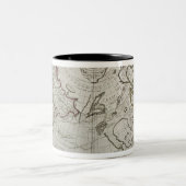 新しい発見の地図 ツートーンマグカップ (中央)