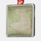 新しい発見の地図 メタルオーナメント (左)