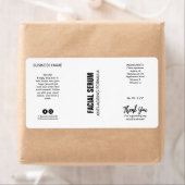 新しい白モダンいドロッパーボトルラベル ラベル (インサイチュ)