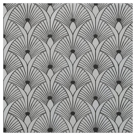 新しい白黒ファンスタイル ファブリック (見本)