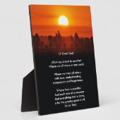 新しい祈りの言葉 フォトプラーク (側面)