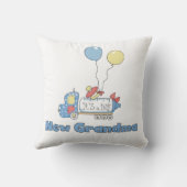 新しい祖母のトラックそれは男の子のギフトです クッション (裏面)