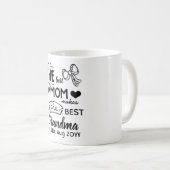 新しい祖母のマグカップパーソナライズされた- GIGI、ナナ、 コーヒーマグカップ (正面右)
