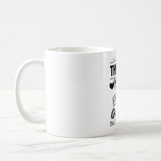 新しい祖母のマグカップパーソナライズされた- GIGI、ナナ、 コーヒーマグカップ (左)