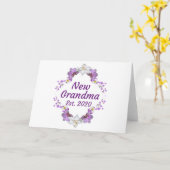 新しい祖母のEst。2020かわいらしヴィンテージレトロフローラ カード (黄色い花)