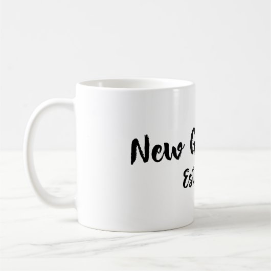 新しい祖母のEst。2021年グランドマザーズ初登場 コーヒーマグカップ (左)