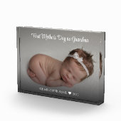 新しい祖母ファーストマザーズ日ベビーフォトブロック フォトブロック (右)