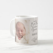 新しい祖母最高のの母親が昇進2写真 コーヒーマグカップ (正面左)