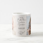 新しい祖母最高のの母親が昇進2写真 コーヒーマグカップ (中央)