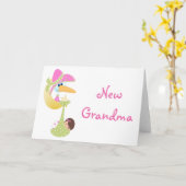 新しい祖母 カード (黄色い花)