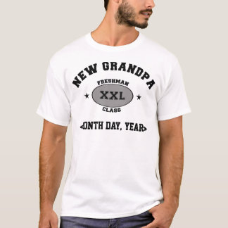 新しい祖父のTシャツを個人化して下さい Tシャツ