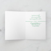 新しい祖父母の男女兼用緑 カード (内部)