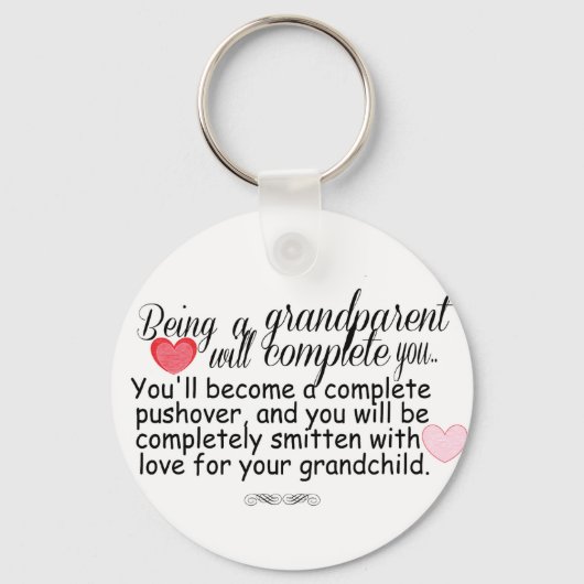 新しい祖父母 キーホルダー (正面)