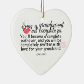 新しい祖父母 セラミックオーナメント (右)