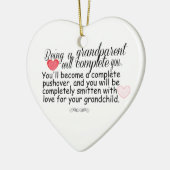 新しい祖父母 セラミックオーナメント (左)