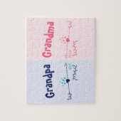 新しい祖父母 – ベビーまたは妊娠のお知らせ ジグソーパズル (縦)