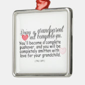 新しい祖父母 メタルオーナメント (左)