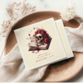 新しい章がゴシック様式のブライダルシャワーを開始 スタンダードカクテルナプキン