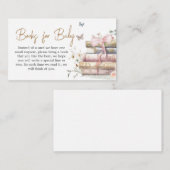 新しい章がストーリーブックブックをベビー エンクロージャーカード (正面/裏面)