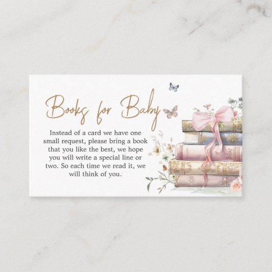 新しい章がストーリーブックブックをベビー エンクロージャーカード (正面)