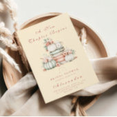 新しい章がブライダルシャワーの青い本を始める 招待状