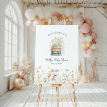 新しい章がワイルドフラワーの本を始める歓迎サイン