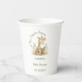新しい章が始まるキリン・ストーリーブック赤ちゃんシャワー 紙コップ (正面)