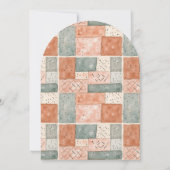 新しい章が始まるストーリーブックアーチベイビーシャワー 招待状 (裏面)