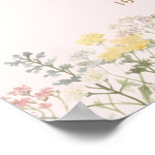 新しい章が始まるフローラブライダルシャワーへようこそ ポスター (角)