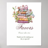 新しい章が始まるブライダルシャワーの好意 ポスター (正面)