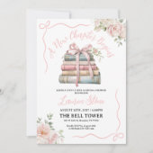 新しい章が始まるブライダルシャワー写真 招待状 (正面)