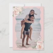 新しい章が始まるブライダルシャワー写真 招待状 (裏面)