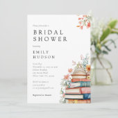 新しい章が始まるブライダルシャワー 招待状 (スタンド正面)