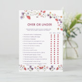 新しい章が始まる オーバー・オア・アンダー ブライダルシャワー (スタンド正面)