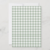 新しい章が始まる ストーリーブック フラワーベイビーシャワー 招待状 (裏面)