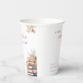 新しい章が始まる ブライダルシャワーの本 紙コップ (右)