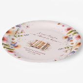 新しい章が始まる　ブライダルシャワーパーティー ペーパープレート (アングル)